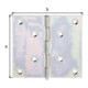 GAH Alberts Charnière de porte carrée, L100xH100mm avec axe inox renforcé-3