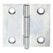 GAH Alberts Charnière de porte carrée, L31xH31mm avec axe inox affleurant-3