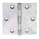 GAH Alberts Charnière de porte carrée, L64xH64mm avec goupille inox jaune, zingué-1