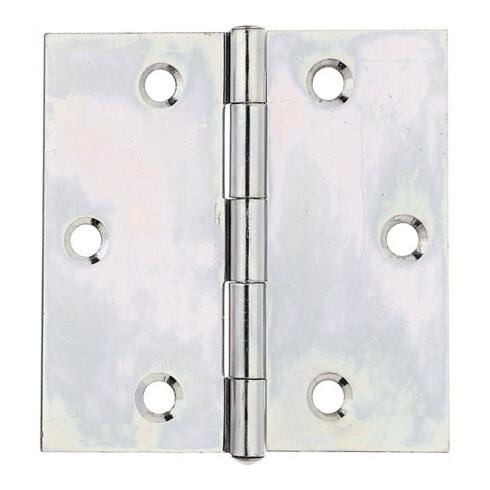 GAH Alberts Charnière de porte carrée, L70xH70mm avec goupille inox vernissé
