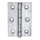GAH Alberts Charnière de porte demi-large, roulée L43xH63mm Acier inoxydable, inoxydable-1