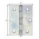 GAH Alberts Charnière de porte demi-large, roulée L58xH80mm galvanisée sendzimir-3