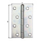 GAH Alberts Charnière de porte demi-large, roulée L65xH101mm galvanisée sendzimir-3