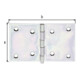 GAH Alberts Charnière de porte large, L128xH81mm avec goupille inox, zingue sendzimir-1