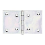 GAH Alberts Charnière de porte large, L128xH81mm avec goupille inox, zingue sendzimir-3