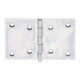 GAH Alberts Charnière de porte large, L128xH81mm avec goupille inox, zingue sendzimir-4
