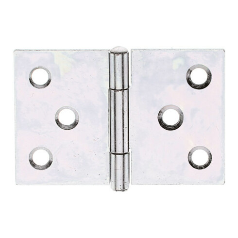 GAH Alberts Charnière de porte large, roulée L58xH40mm galvanisée sendzimir