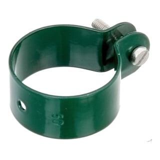 GAH Alberts Colliers de fixation zingués, revêtement vert 48 mm