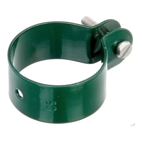 GAH Alberts Colliers de fixation zingués, revêtement vert 48 mm