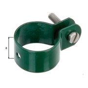 GAH Alberts Colliers de fixation zingués vert 34 mm-2