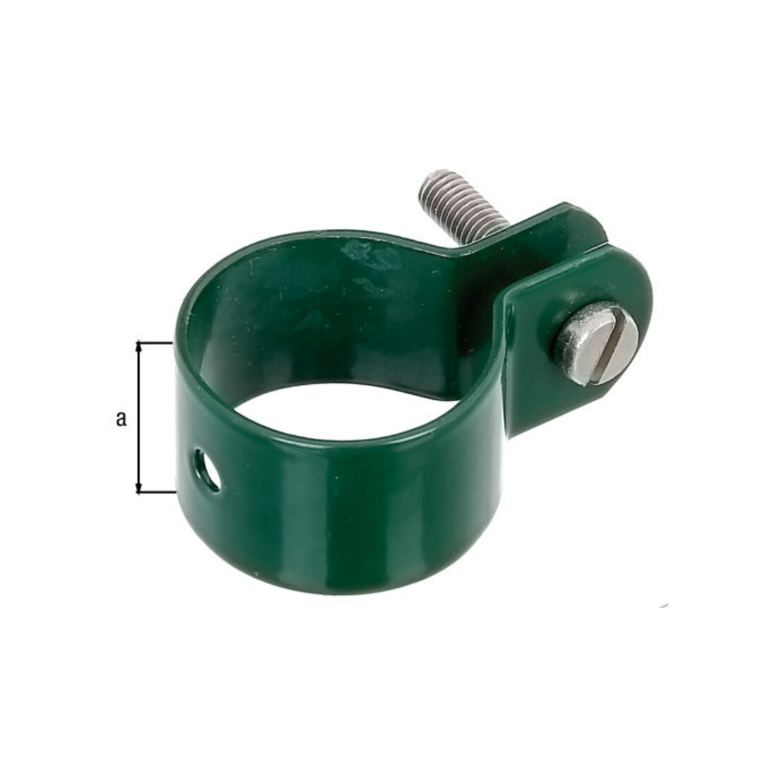 GAH Alberts Colliers de fixation zingués vert 34 mm