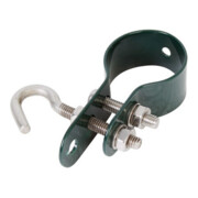 GAH Alberts Colliers de serrage pour treillis vert 34 mm