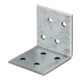 GAH Alberts Connecteur d'angle 40x40x40x2mm acier brut, zingue Sendzimir-3