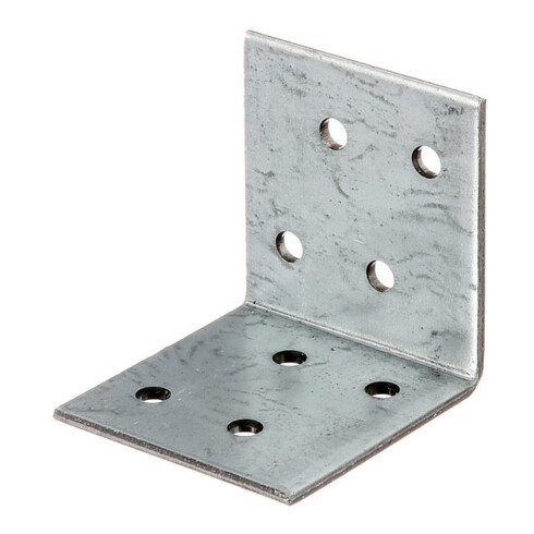 GAH Alberts Connecteur d'angle 40x40x40x2mm acier brut, zingue Sendzimir