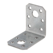 GAH Alberts Connecteur d'angle 50x50x35x2,5mm acier brut, zingue Sendzimir