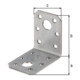 GAH Alberts Connecteur d'angle 50x50x35x2,5mm acier brut, zingue Sendzimir-3