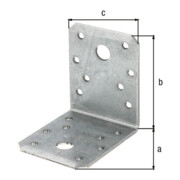 GAH Alberts Connecteur d'angle 70x70x55x2,5mm acier brut, galvanisé sendzimir-4