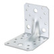 GAH Alberts Connecteur d'angle avec nervure 105x105x90mm acier galvanisé CE-1