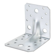 GAH Alberts Connecteur d'angle avec nervure 105x105x90mm acier galvanisé CE