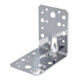 GAH Alberts Connecteur d'angle avec nervure 90x90x65mm inox blk sans CE-4