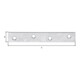 GAH Alberts Connecteur plat 100 x 15 mm acier, zingué jaune sendzimir-3