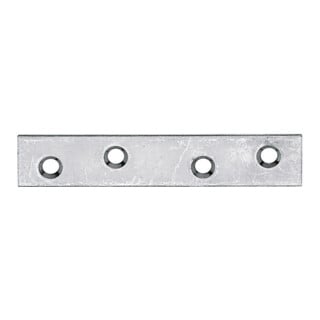GAH Alberts Connecteur plat 80 x 15 mm acier, jaune zingué sendzimir