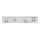 GAH Alberts Connecteur plat 80 x 15 mm acier, jaune zingué sendzimir-1