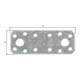GAH Alberts Connecteur plat droit 100x35x100x2,5 mm acier galvanisé CE-1