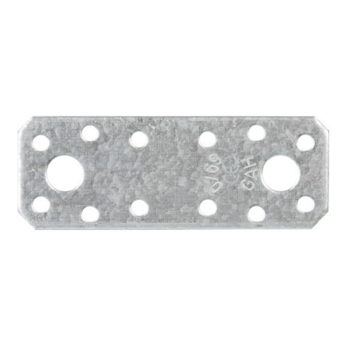 GAH Alberts Connecteur plat droit 100x35x100x2,5 mm acier galvanisé CE