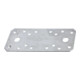 GAH Alberts Connecteur plat droit 133x55x2 mm inox sans CE-1
