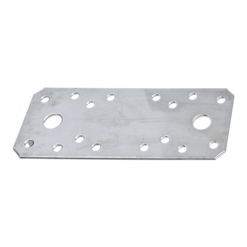 GAH Alberts Connecteur plat droit 133x55x2 mm inox sans CE