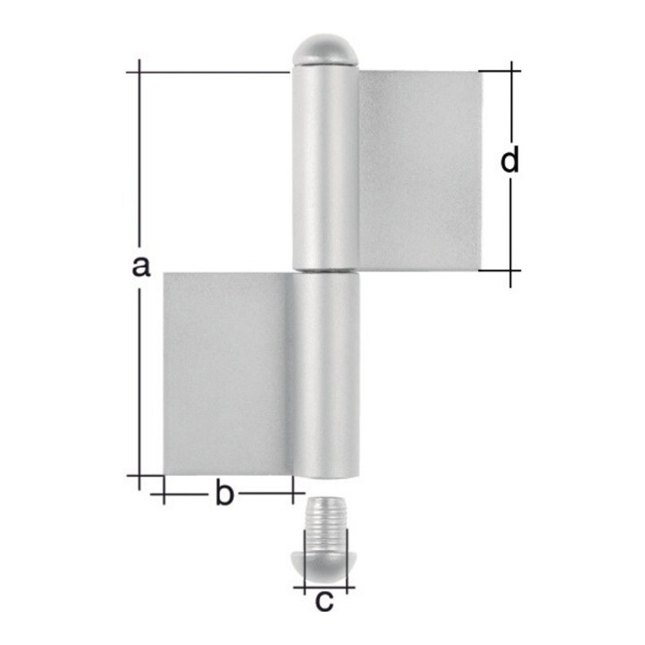 GAH Alberts Constructionsb. 160x50xD.14x80mm VA Type KO4 2tlg.