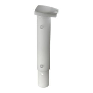 GAH Alberts Douille de sol pour poteau à linge plastique blanc Ø tube 42 mm