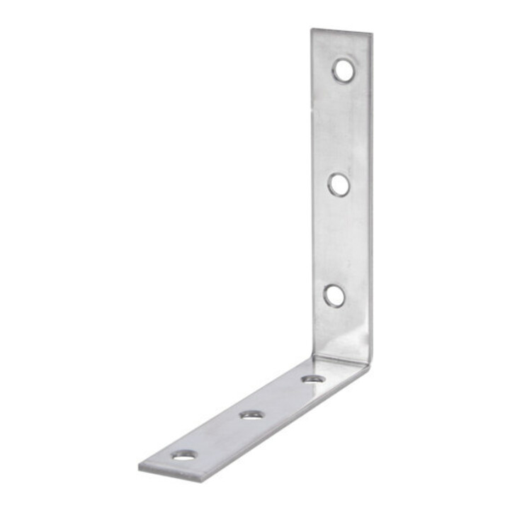 GAH Alberts Équerre 100x100x19mm Acier inoxydable, inoxydable