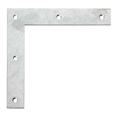 GAH Alberts Équerre d'assemblage bois L 120 x H 120 mm acier brut zingué