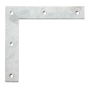 GAH Alberts Équerre d'assemblage bois L 120 x H 120 mm acier brut zingué