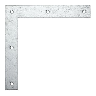 GAH Alberts Équerre d'assemblage bois L 200 x H 200 mm acier brut zingué