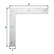 GAH Alberts Équerre d'assemblage bois L 200 x H 200 mm acier brut zingué-3