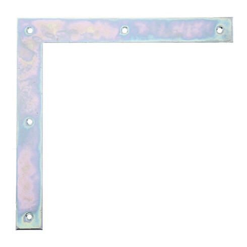 GAH Alberts Équerre d'assemblage bois L 250 x H 250 mm, acier brut jaune galvanisé