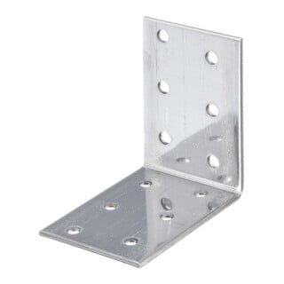 GAH Alberts Équerre en tôle perforée avec CE? Non 60 x 60 x 40 mm Acier inoxydable