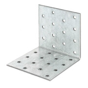 GAH Alberts Équerre perforée sans raidisseur 80 x 80 x 80 mm acier galvanisé CE-3