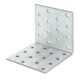 GAH Alberts Équerre perforée sans raidisseur 80 x 80 x 80 mm acier galvanisé CE-4