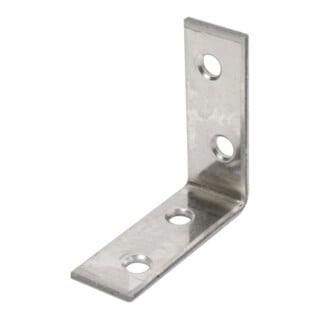 GAH Alberts Équerre pour chaise 40x40x15 mm Acier inoxydable, inoxydable