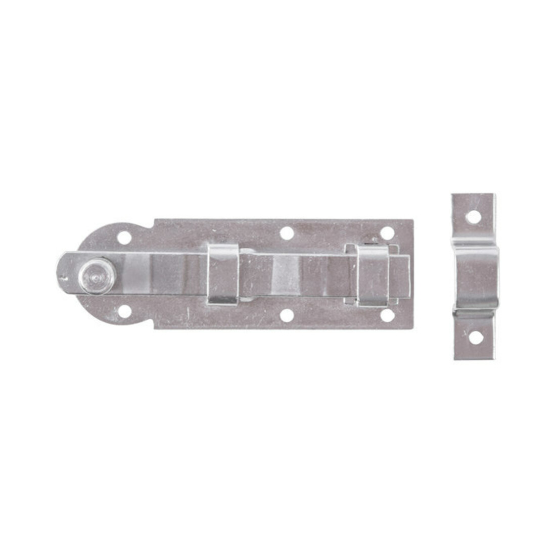 GAH Alberts Fensterriegel mit Knopfgriff, gerade B26xL80, Hub18, 5mm Edelstahl blank
