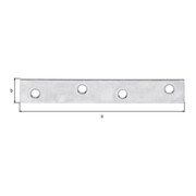 GAH Alberts Flachverbinder 100x 15mm Stahl, gelb sendzimirverzinkt-3