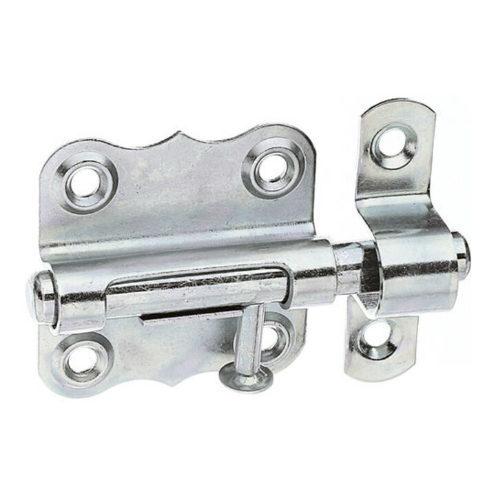 GAH Alberts Grendelriegel mit befestigter Schlaufe B46xL47mm galvanischverzinkt