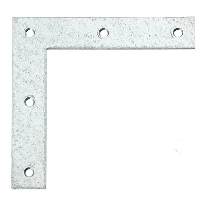 GAH Alberts Holzverb.-Eckwinkel L 160 x H 160mm gerade Stahl roh sendz.