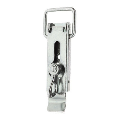 GAH Alberts Kisten-Spannverschlu. m.Vorreiber u. Schlossöse L93mm Stahl gelb galv.verz.