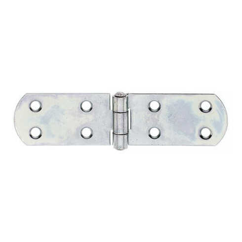 GAH Alberts Kistenband mit vernietetem Stift L 156mm Stahl roh, gelb galv. verz