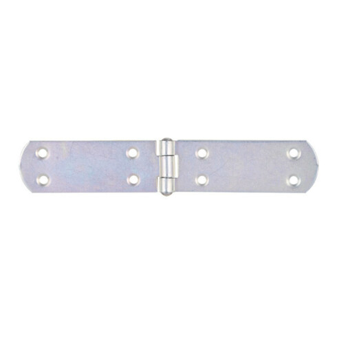 GAH Alberts Kistenband mit vernietetem Stift L 195mm Stahl roh, gelb galv. verz